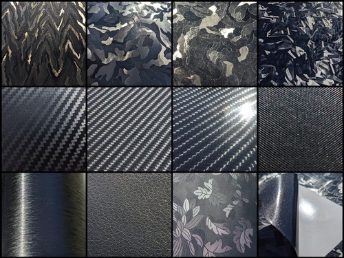Textured black self - textured,