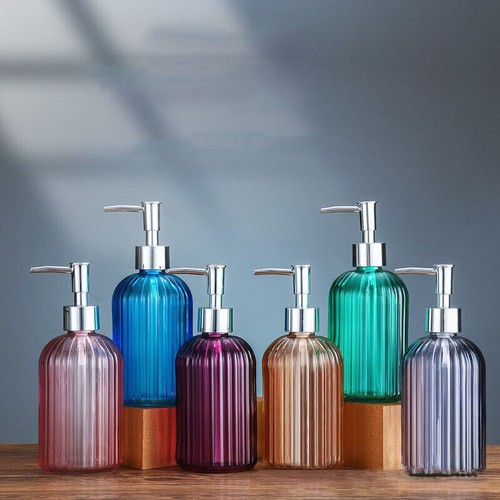 330 400ml glass soap dispenser - 330/400ml,