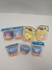 Vintage Set of 7 Yarn Heads &