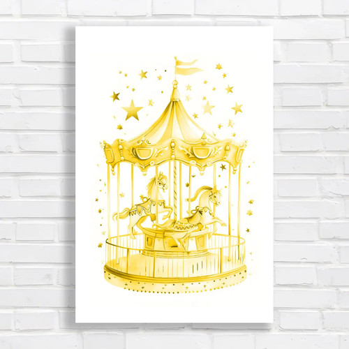 Enchanted carousel horse - enchanted,