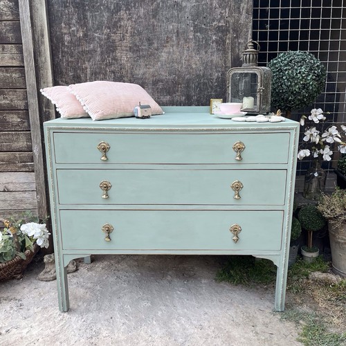 Duck egg blue hand painted - duck,