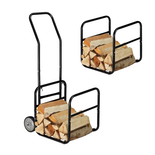 Firewood holder cart - , log