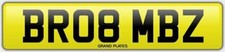 MERCEDES NUMBER PLATE MERC REG