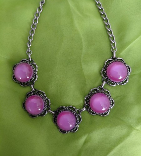 Vintage jewelcraft pink cats - vintage,