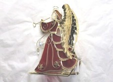 Vintage Ruby Red w/ Gold Wings