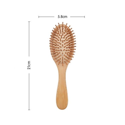 Natural bamboo wooden hair - bamboo,