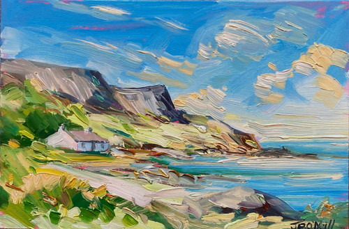Impressionist irish landscape - impressionist,