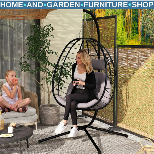 Hanging egg chair indoor - chair,