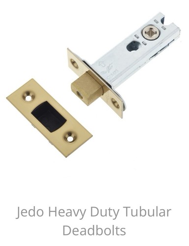 Bathroom tubular dead bolt - tubular,