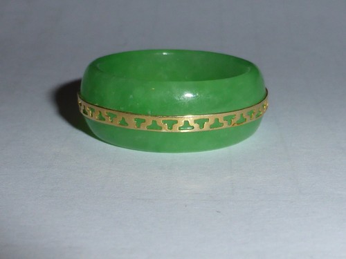 Genuine green jade ring - genuine,