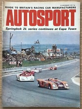 AUTOSPORT Magazine 23 NOV 1972