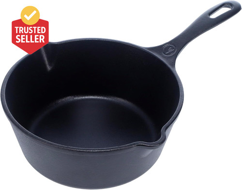 Cast iron saucepan - iron, saucepan,