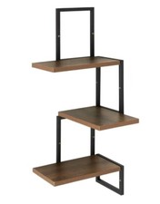 3 Tier Rustic Oak Effect