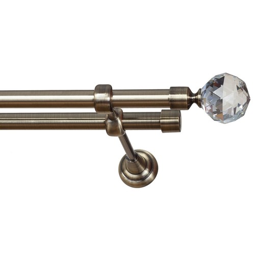 Double curtain pole - pole, set