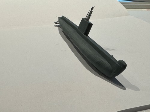 New printed model hms - model,
