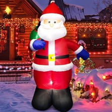 Danxilu 12FT Large Christmas Inflatables Snowman with Candy Cane Inflatable