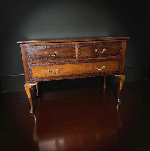 Antique mahogany chest - chest, of