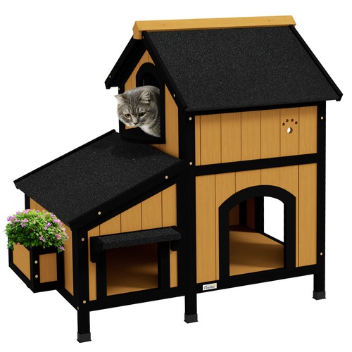 Pawhut wooden outdoor - pawhut,