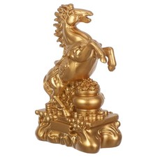 Chinese New Year Horse Figurine 2026 Feng Shui Zodiac Animal Sculpture Desktop