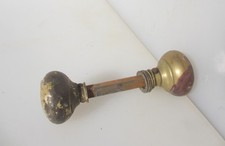 Victorian Brass Door Knobs Handles Old Architectural Antique