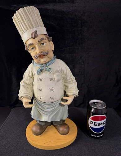 Large french chef - large, statue