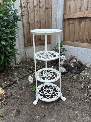 Vintage white metal - white, tier