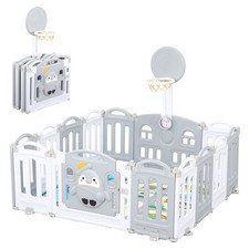 Foldable Panels Baby Playpen