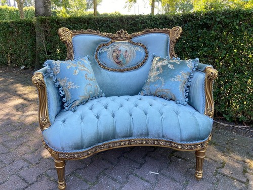 Sofa settee 1920 french louis - 1920,