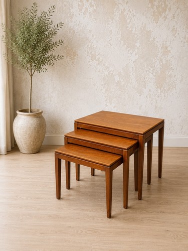 Vintage mid century teak - vintage, nest