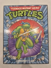 vintage teenage mutant ninja turtles Door Plaque Leonardo's Lair Tmnt 90s
