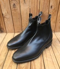 Rm Williams Black leather Australian chelsea Men Boots Size UK 10 H| USA 11