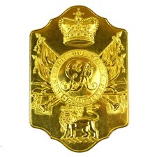 British Napoleonic War General Service Pattern Stove Pipe Shako Plate