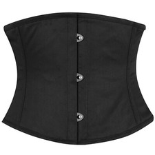 MODA Women's Waist Trainer Cincher Heavy Duty Steel Boned Underbust Cotton # C07