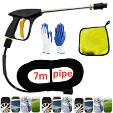 High Pressure Washer Spray Gun and 7M Washing Hose Kit For Car Jet Lance 160 bar