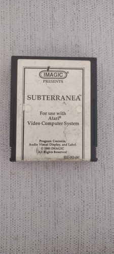 Subterranea atari 2600 imagic - subterranea,