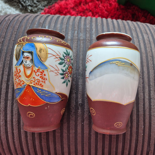 Oriental small vases - oriental,