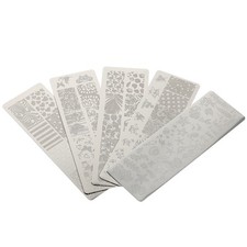 5 Pcs Nail Stamping Plates Set