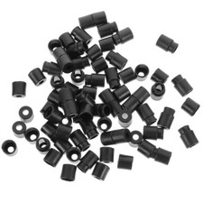 50pcs Plastic Clasp Buckle Connectors Breakaway Barrel Clasps for Lanyard UK