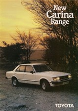 Toyota Carina 1980-1981 UK Market Sales Brochure 1600 DX Saloon Estate