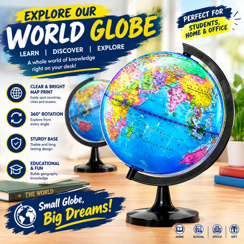 Classroom world globe 360 - world, 360°