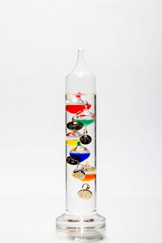 Tall galileo thermometer - 7",
