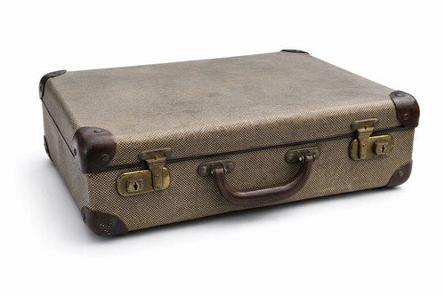 Vintage small suitcase light - small,