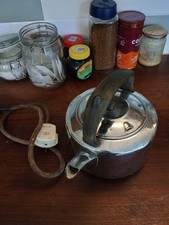Vintage Chrome Electric plug-in Kettle, 1950s 1960s? Retro