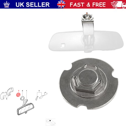 Rear view mirror base - mirror,