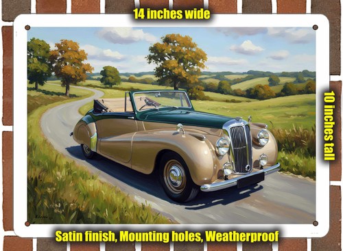 Metal sign 1950 daimler db18 - 1950,