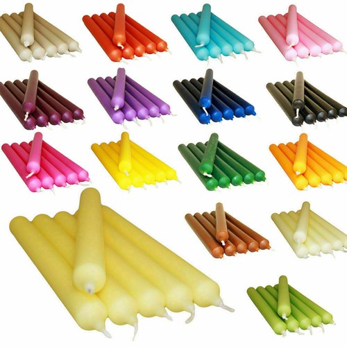Colourful dinner candles for - colourful,