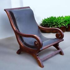 Brown Leather Armchair, Superb