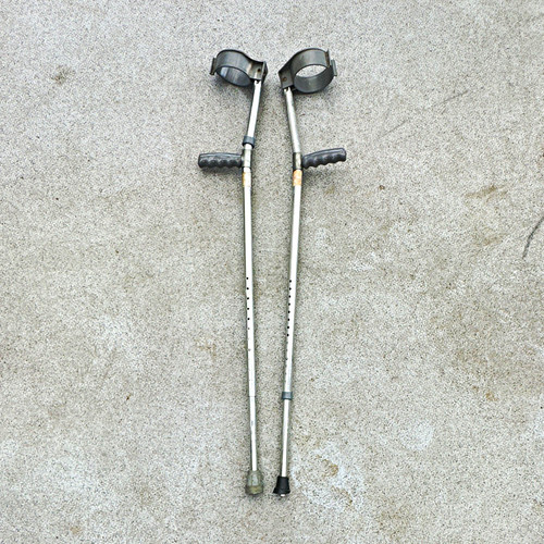 Adult forearm crutches - adult,
