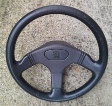 Peugeot 106 XSi Leather Steering Wheel Mk1 Series 1 Rallye 3 Spoke AX SAXO?