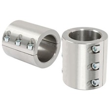 2PCS Universal 1.75'' 1 3/4‘’ Steel Bolt On Tube Clamps Weld Roll Cage Mount